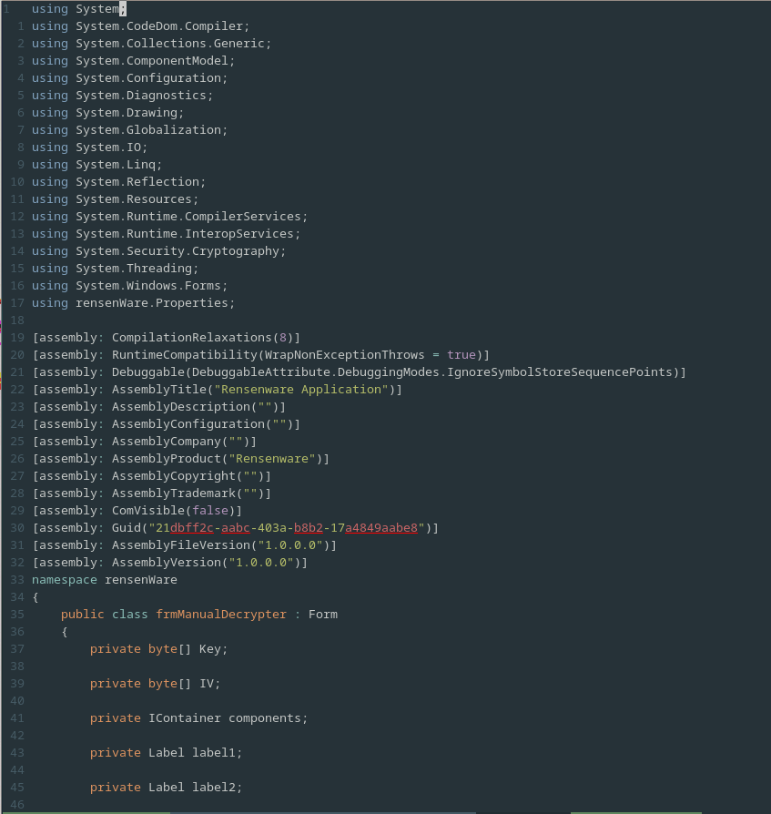 Source Code of Assembly